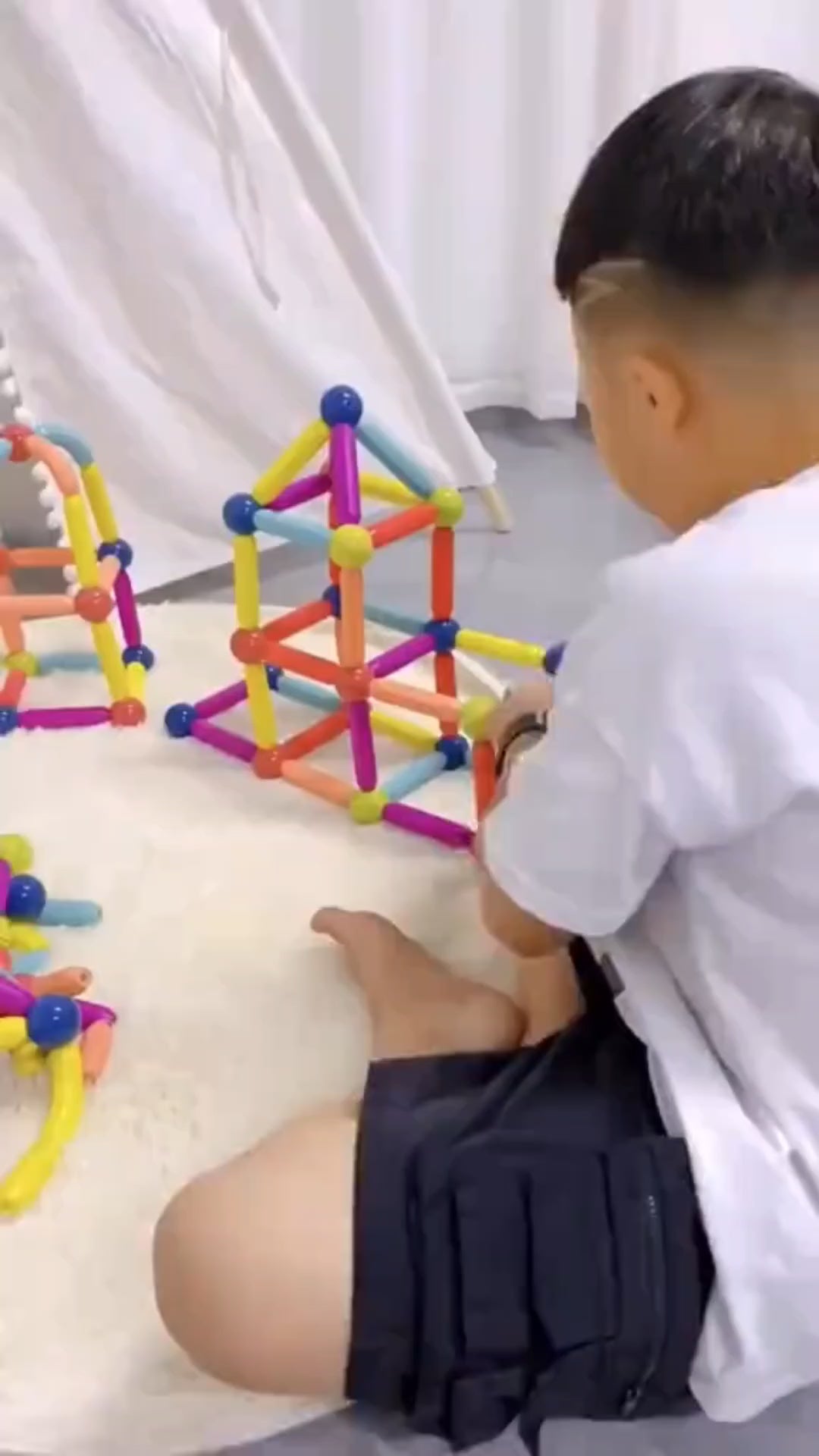 36 PCS Magnetic Building Sticks & Balls Construction Set