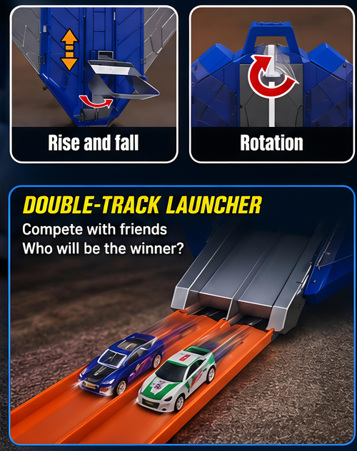 2-in-1 Car Launcher Track