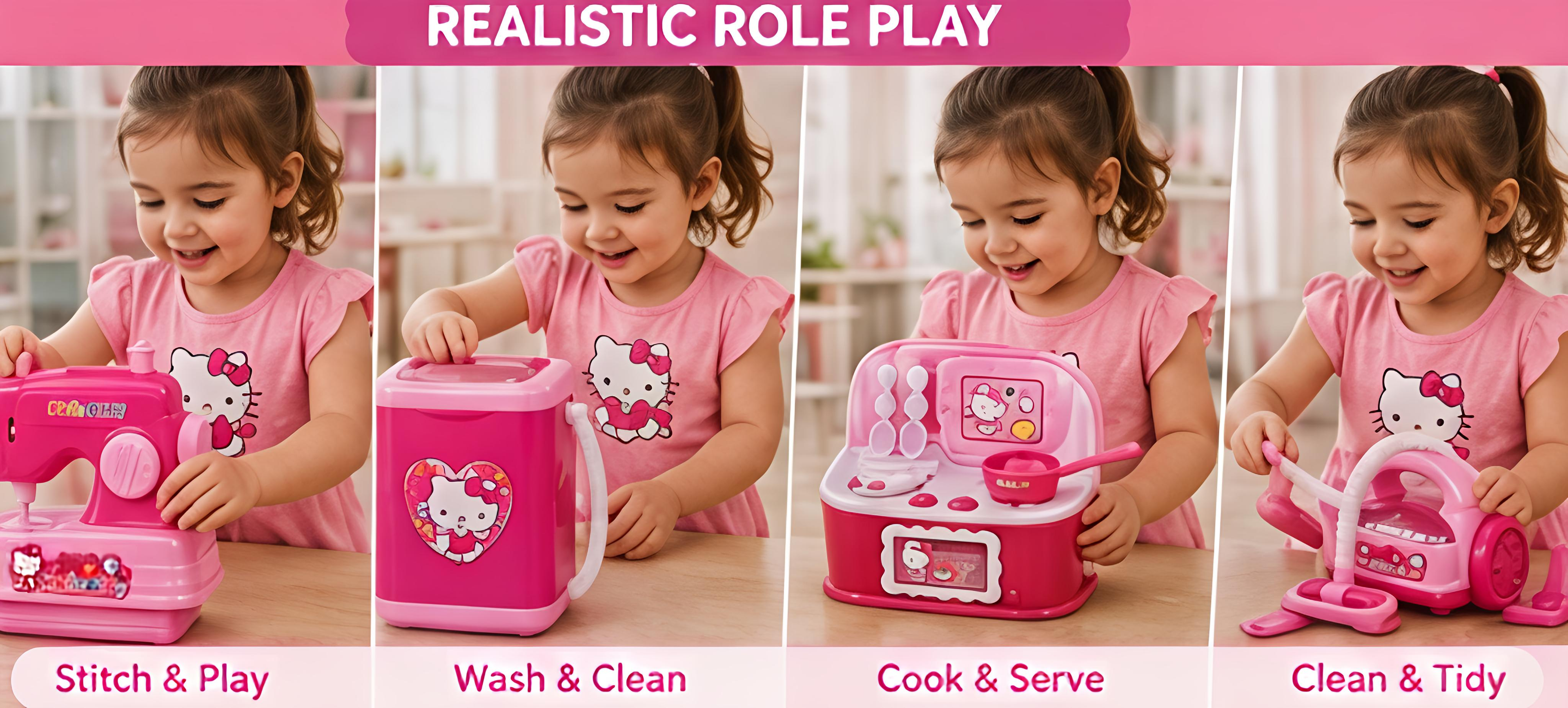 Hello Kitty Fun Household Play Set