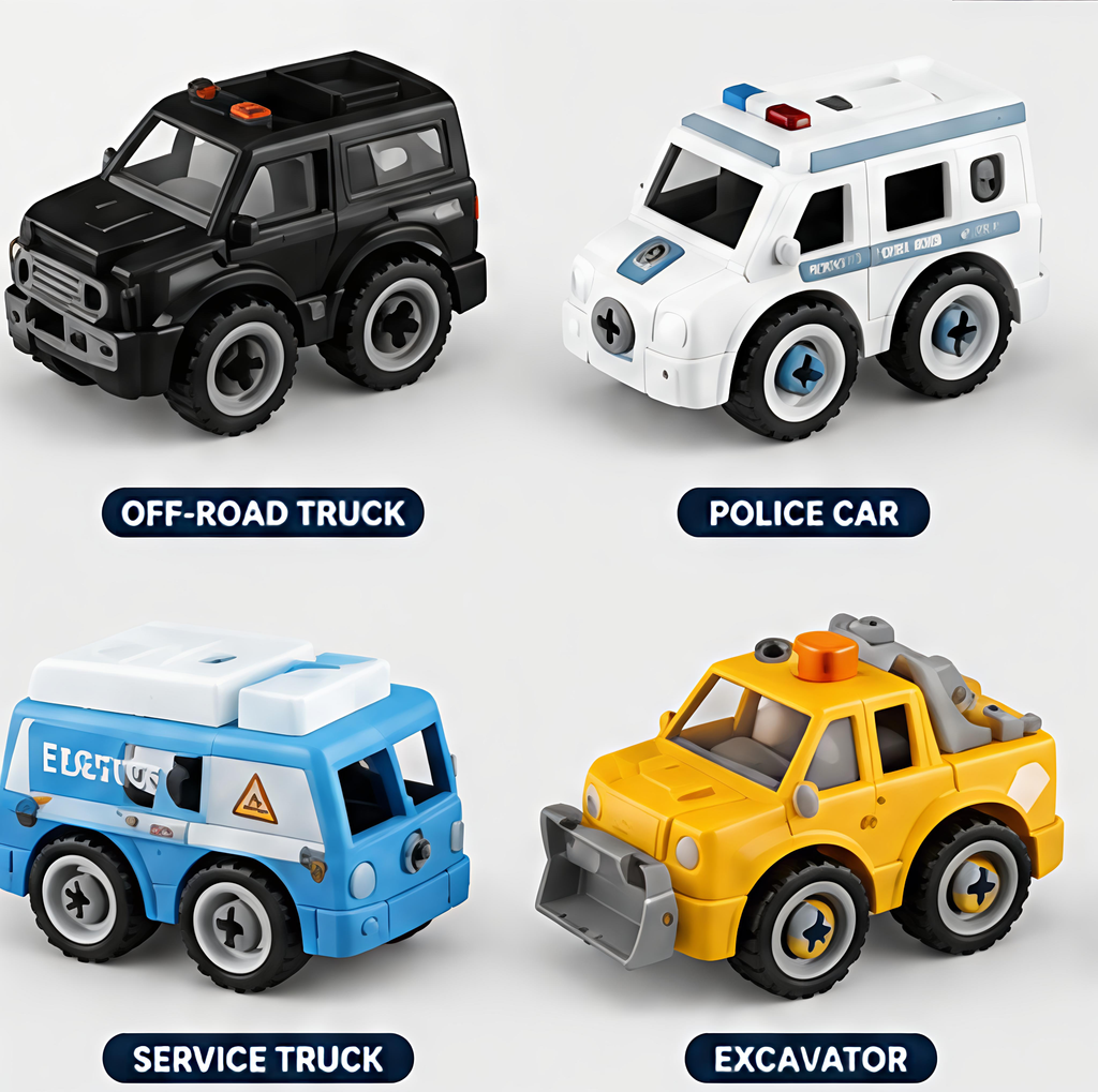 DIY Assembly Truck Set (4-in-1)