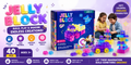 Jelly Block Building Blocks –40 Pieces, Soft & Squishy