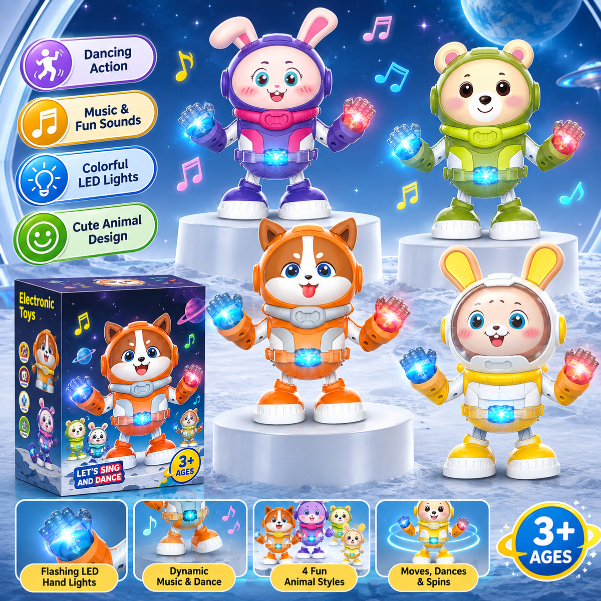 Space Exploration Dancing Astronaut Toy