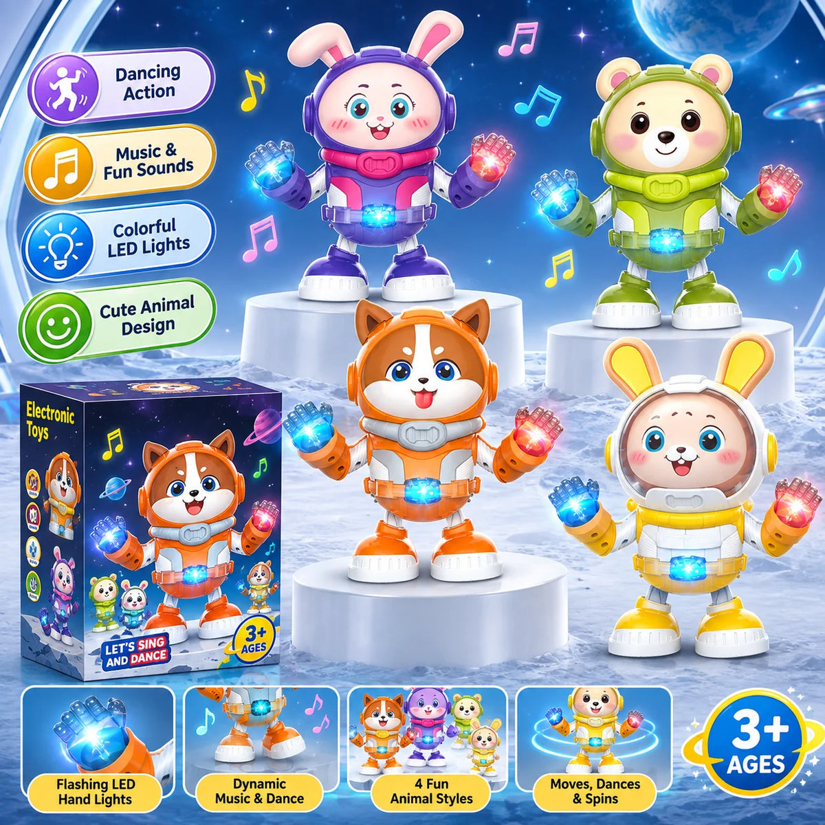 Space Exploration Dancing Astronaut Toy