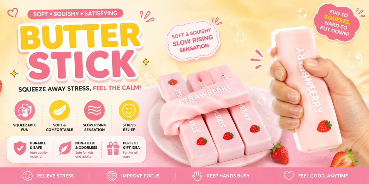Butter Stick Squishy Toy –Squeeze Toy