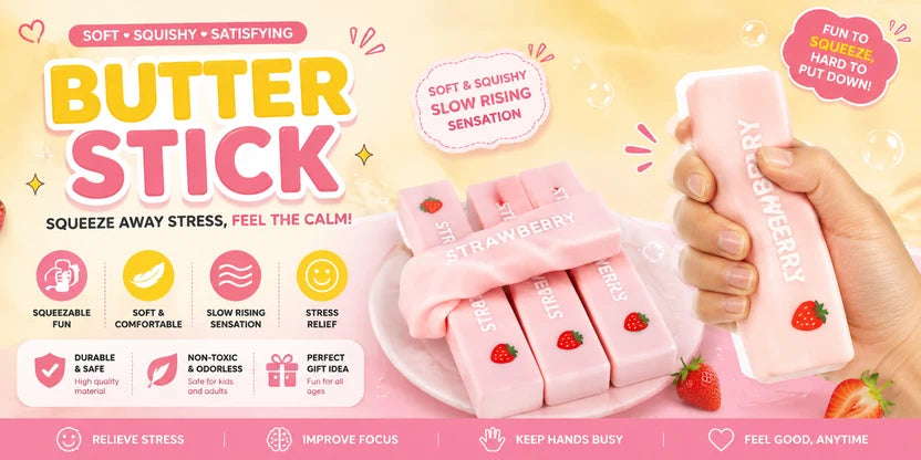 Butter Stick Squishy Toy –Squeeze Toy