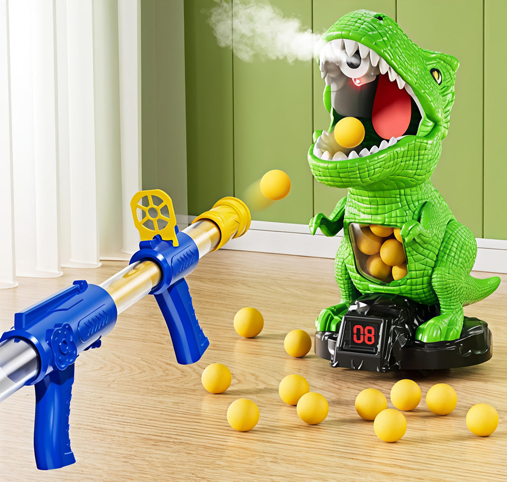 Dinosaur Shooting Game – Foam Ball Blaster Target