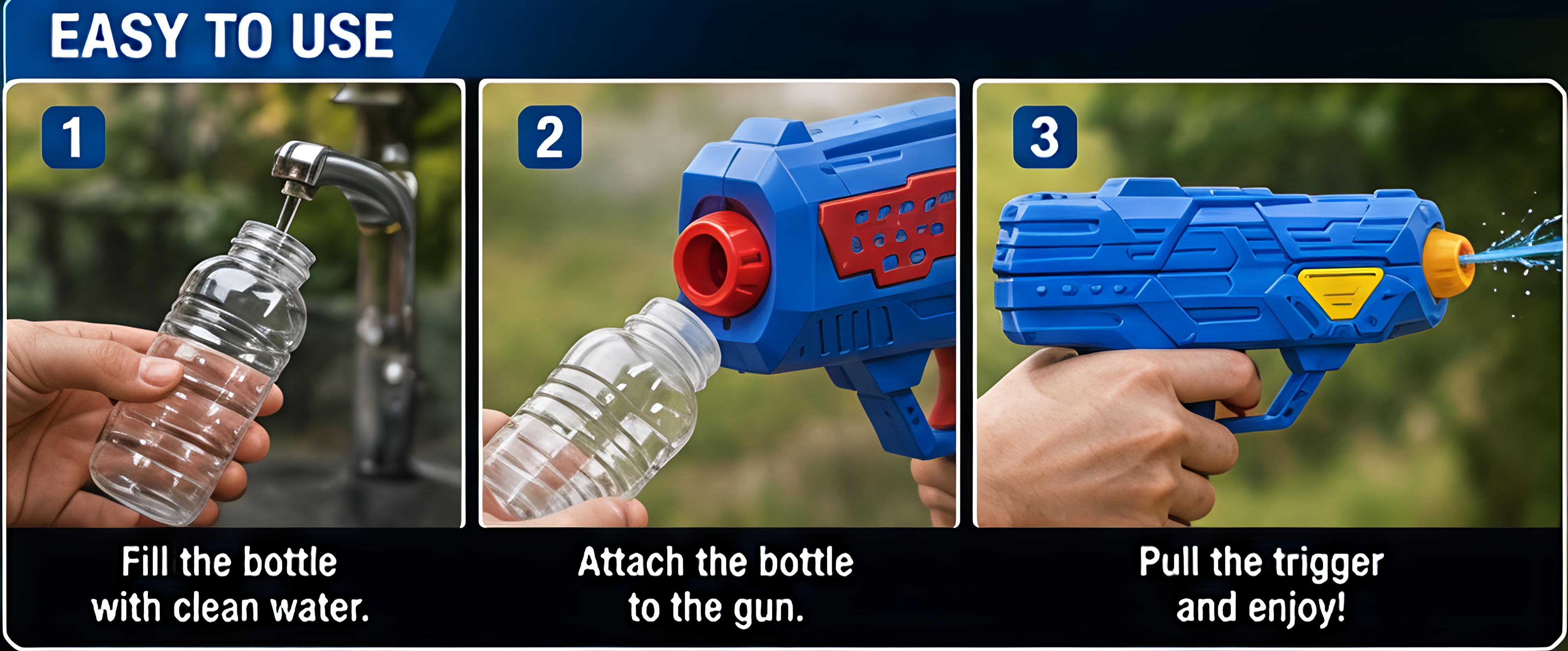 Water Blaster Gun – Long-Range Water Shooting Toy
