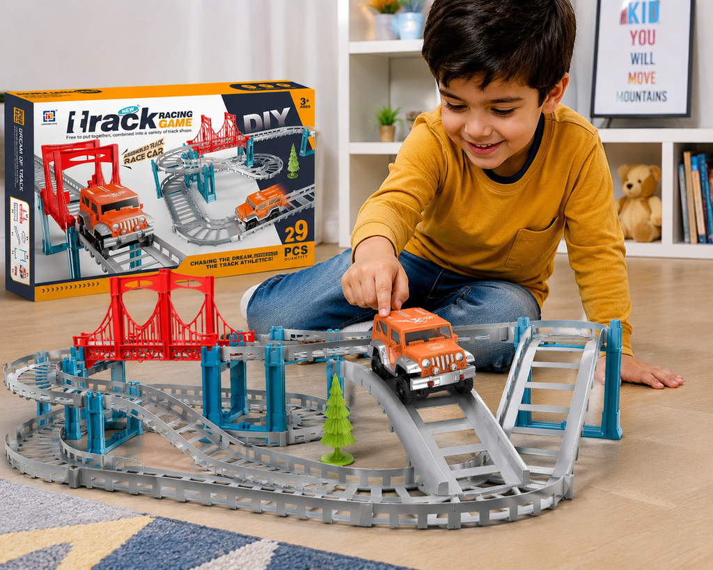 DIY Track Racing Game – 29 PCS
