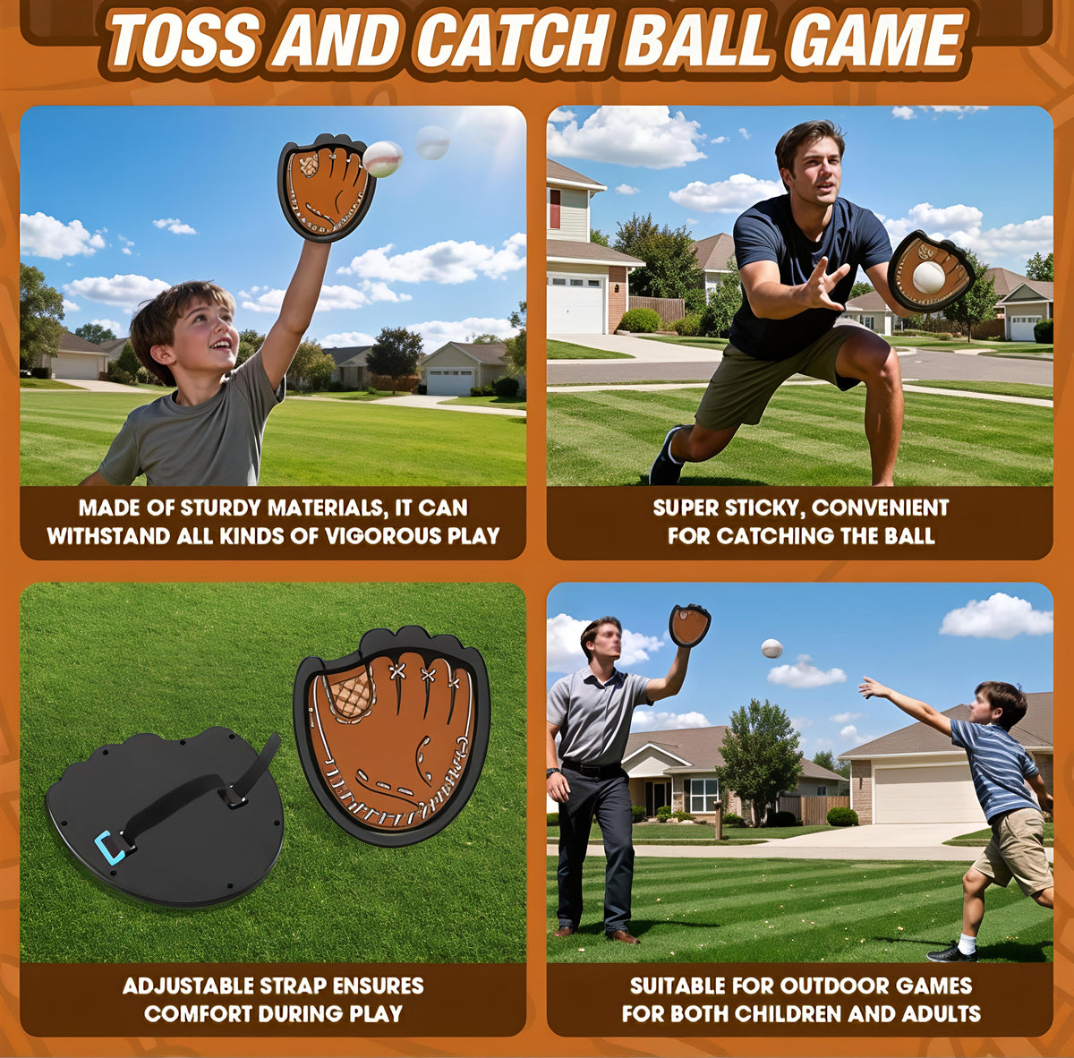 Toss & Catch Sport Set –  Ball Catch Game