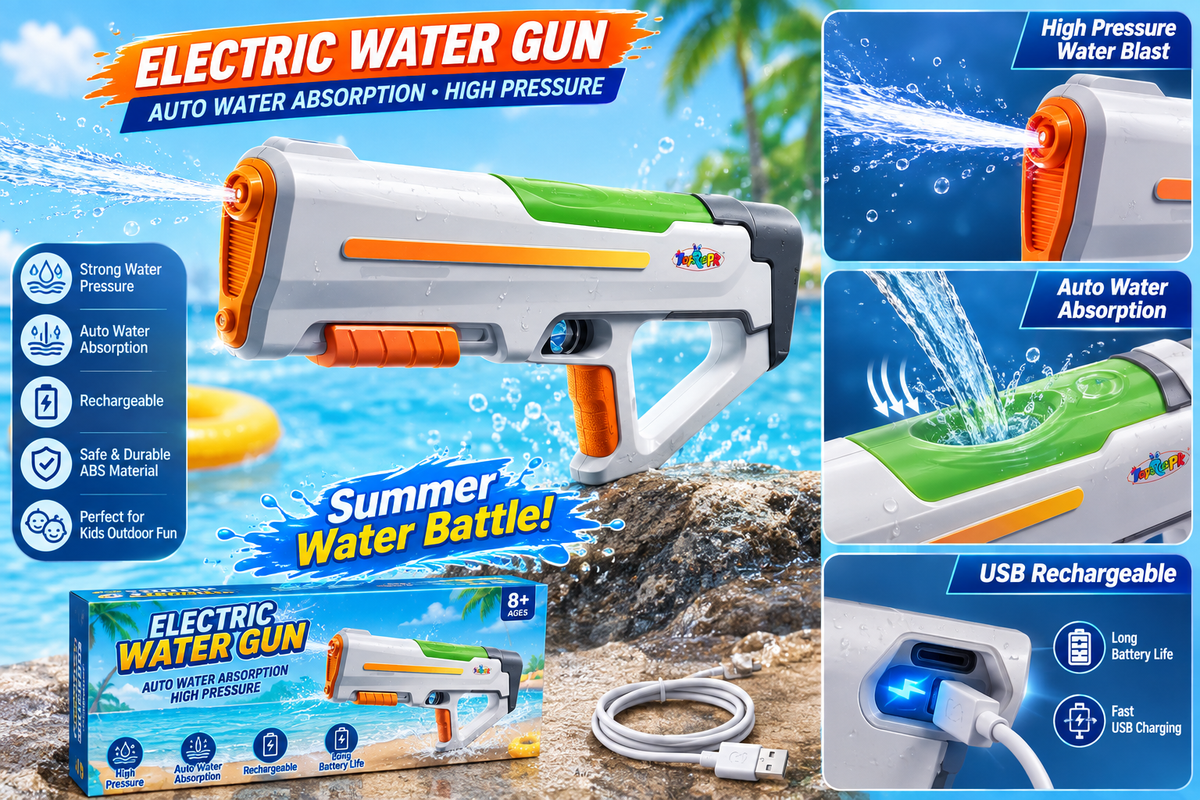 Electric Water Gun - Auto Absorption High Pressure