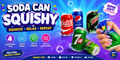 Soda Can Squishy – Soft & Slow Rising Stress Relief