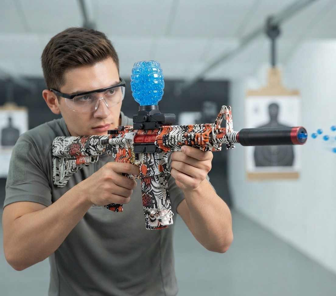 M4 Electric Gel Blaster Rifle – Graffiti Edition