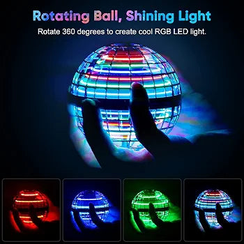 Flying Spinner Orb Ball with LED Lights