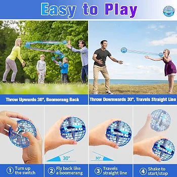 Flying Spinner Orb Ball with LED Lights