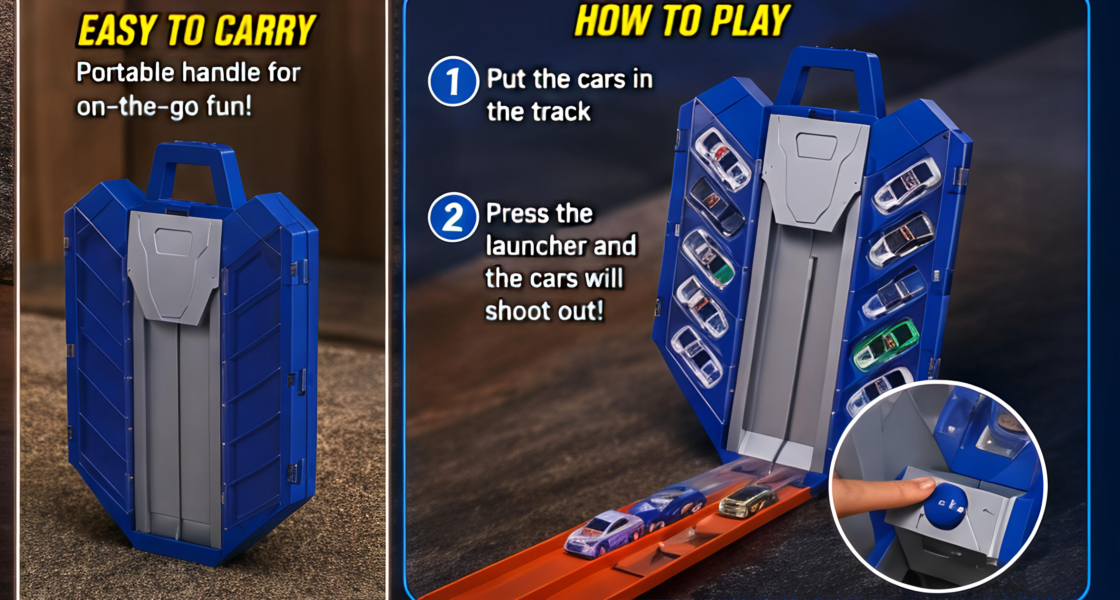 2-in-1 Car Launcher Track