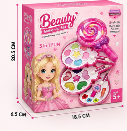 Kids Fashion 5-in-1 Lollipop Design Princess Make-Up