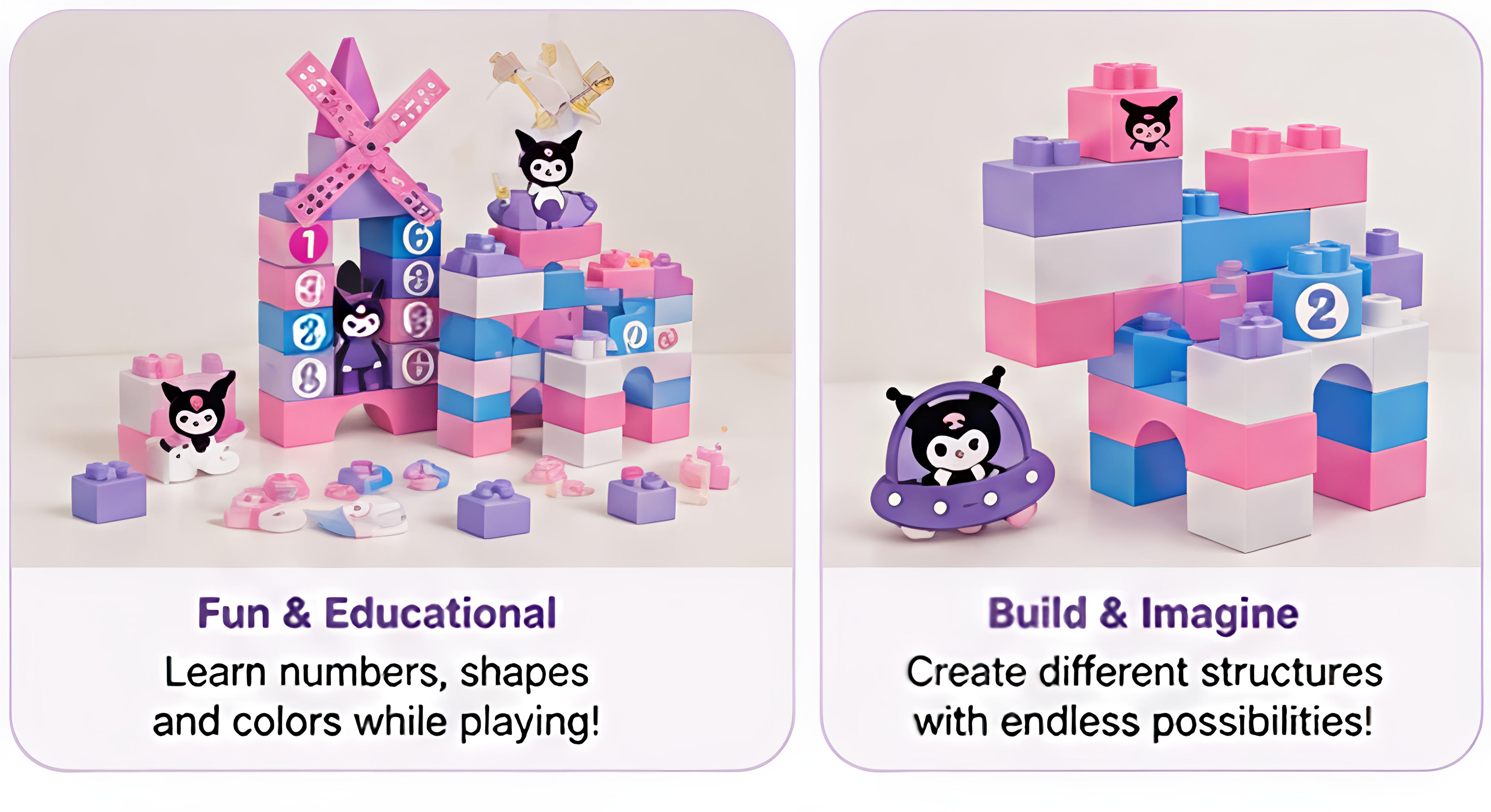 Kuromi Building Blocks Set