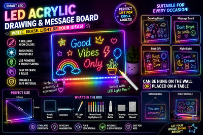 Smart LED Acrylic Drawing & Message Board