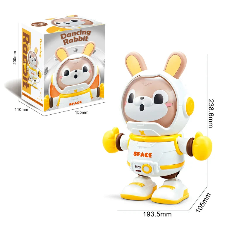 Dancing Rabbit Astronaut Toy – Walking & Dancing
