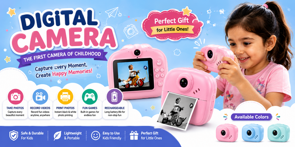 Kids Digital Camera – Rechargeable Photo