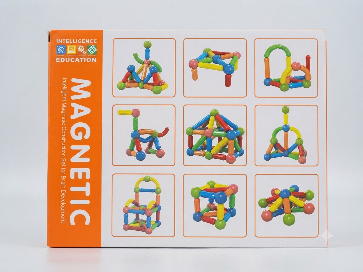 36 PCS Magnetic Building Sticks & Balls Construction Set