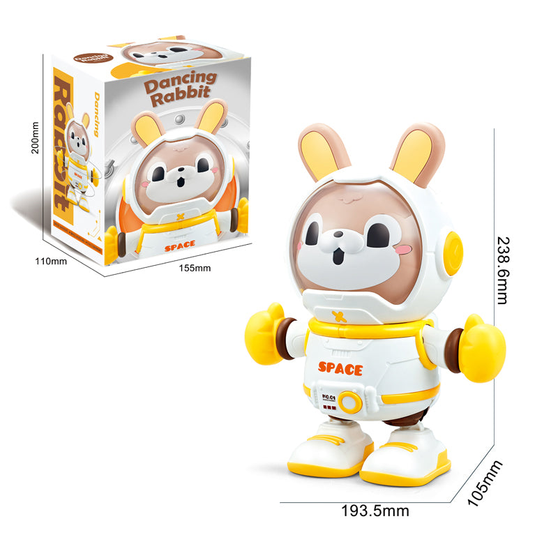 Dancing Rabbit Astronaut Toy – Walking & Dancing