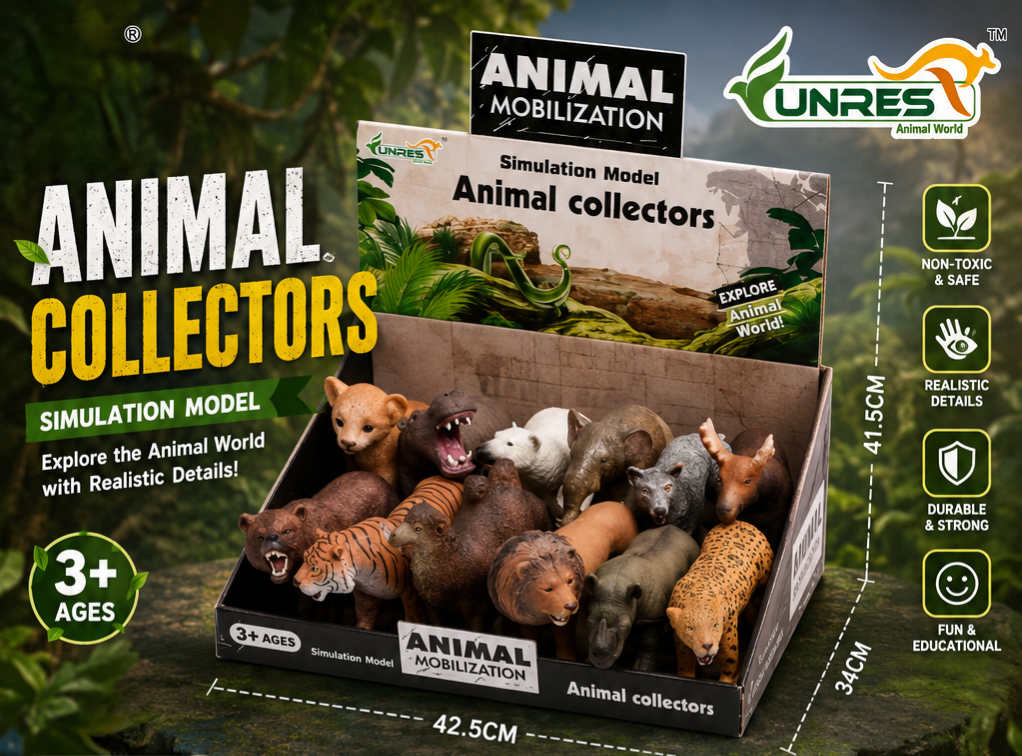 Animal Collectors Simulation Model Set (15 Pcs)