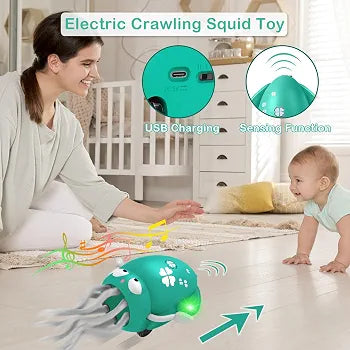 Electric Crawling Dancing Squid Toy