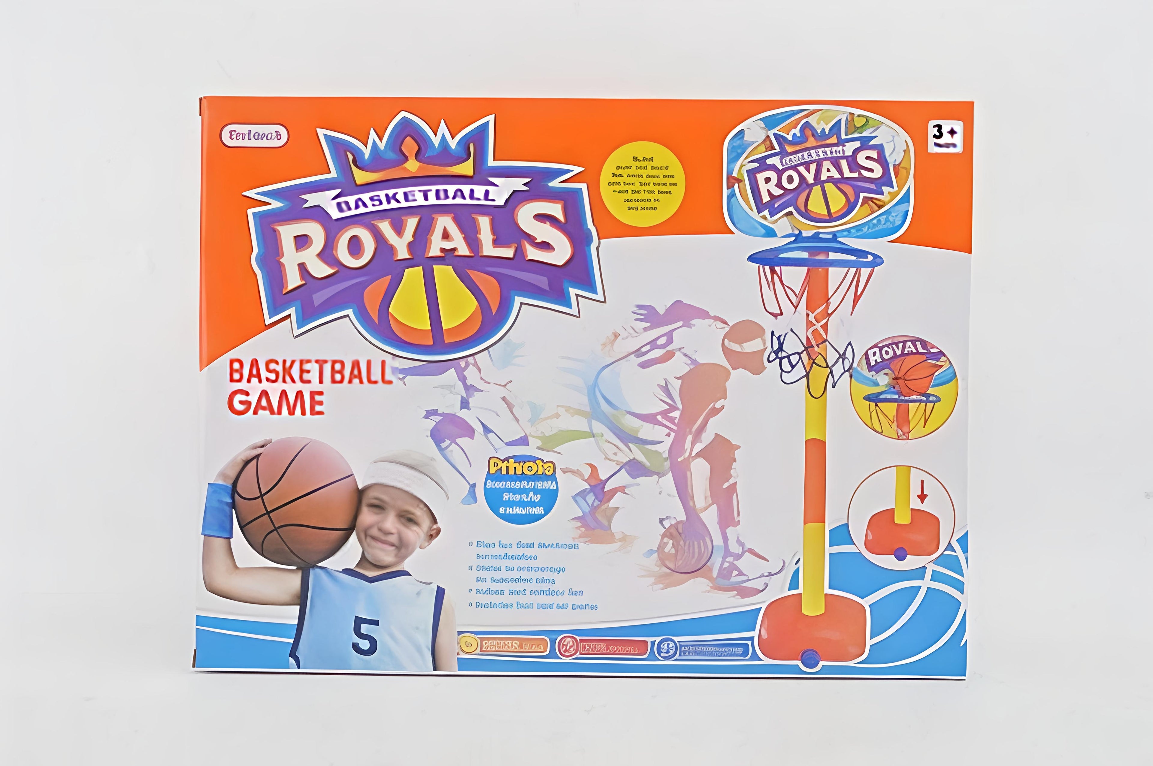 Basketball Royals Adjustable Hoop Set