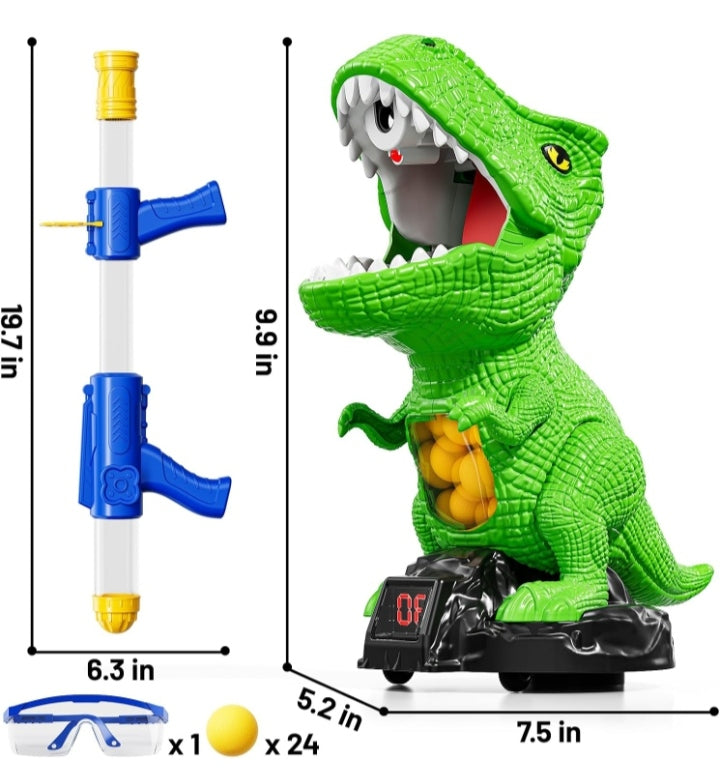 Dinosaur Shooting Game – Foam Ball Blaster Target