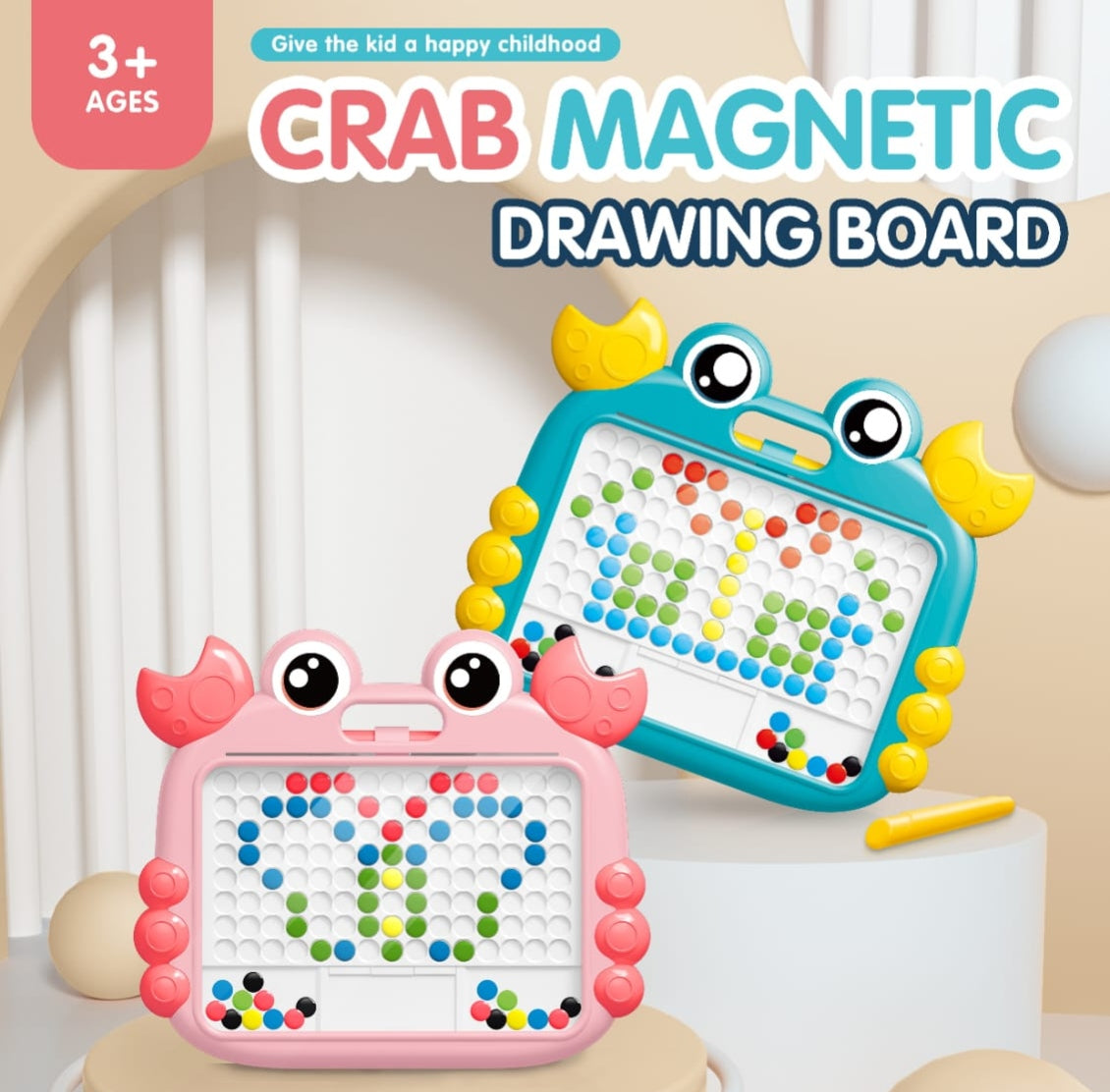 Crab Magnetic Drawing Board