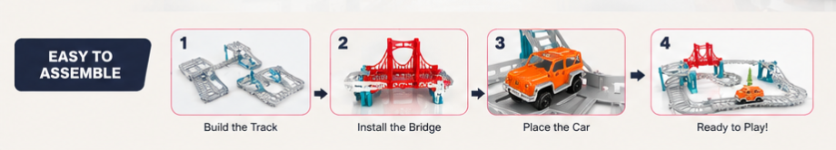 DIY Track Racing Game – 29 PCS