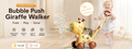 Bubble Push Giraffe Walker