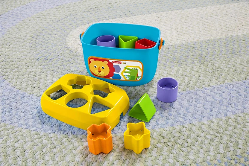 Colorful Shape Sorter Bucket Toy