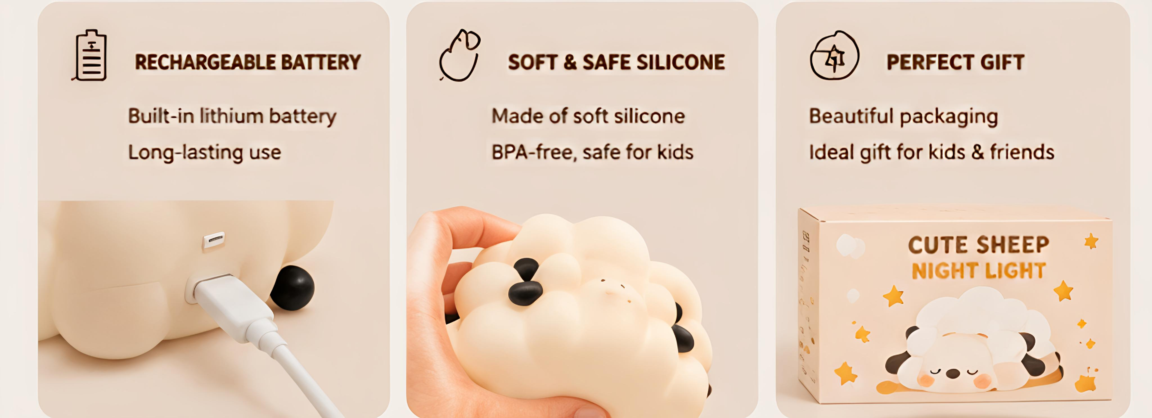 Cute Sheep Night Light