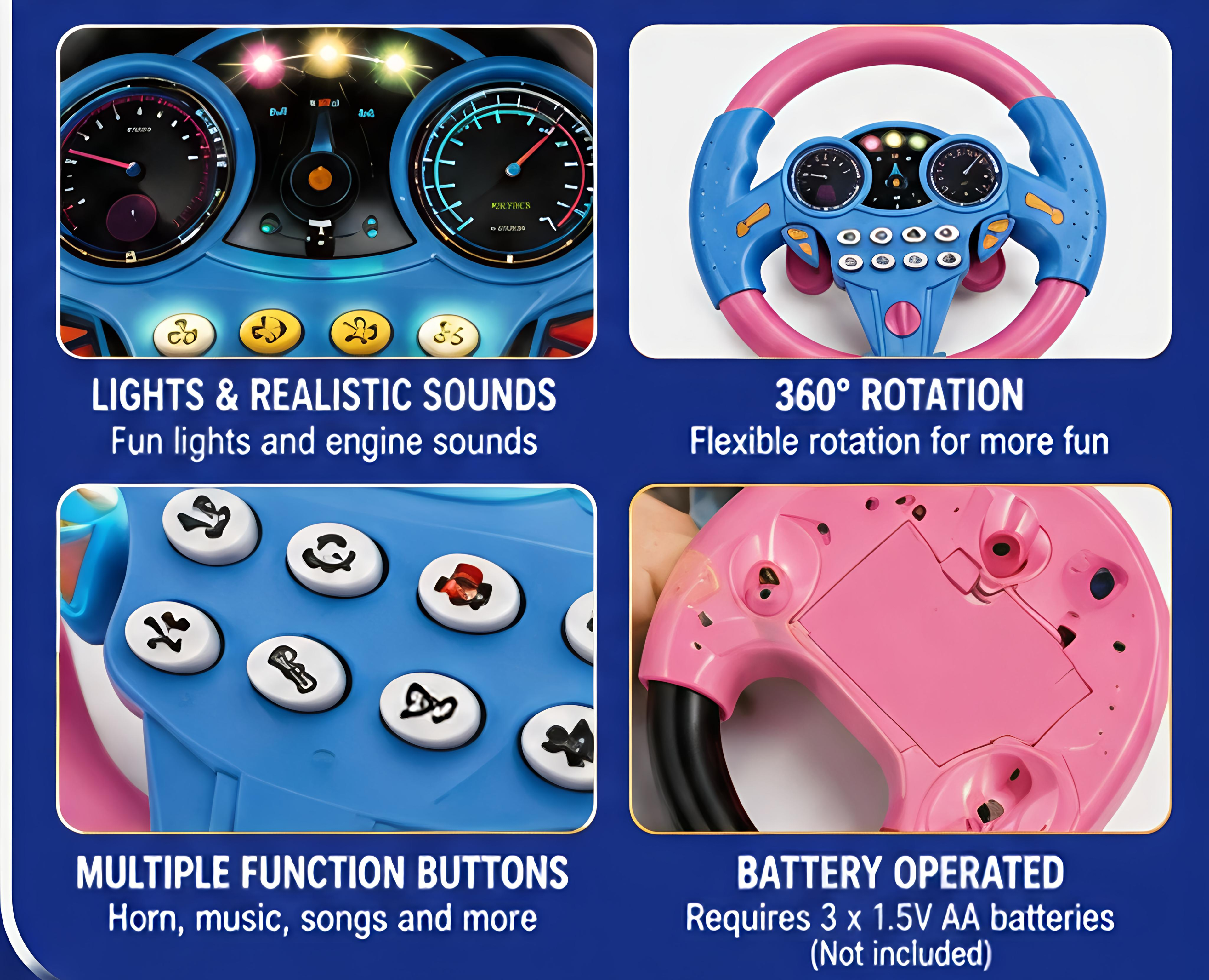 Kids Steering Wheel Toy