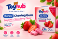 Durex Chewing Gum – Longtime Strawberry Flavor