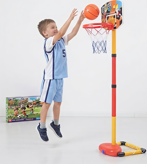 2-in-1 Basketball & Football Sports Set