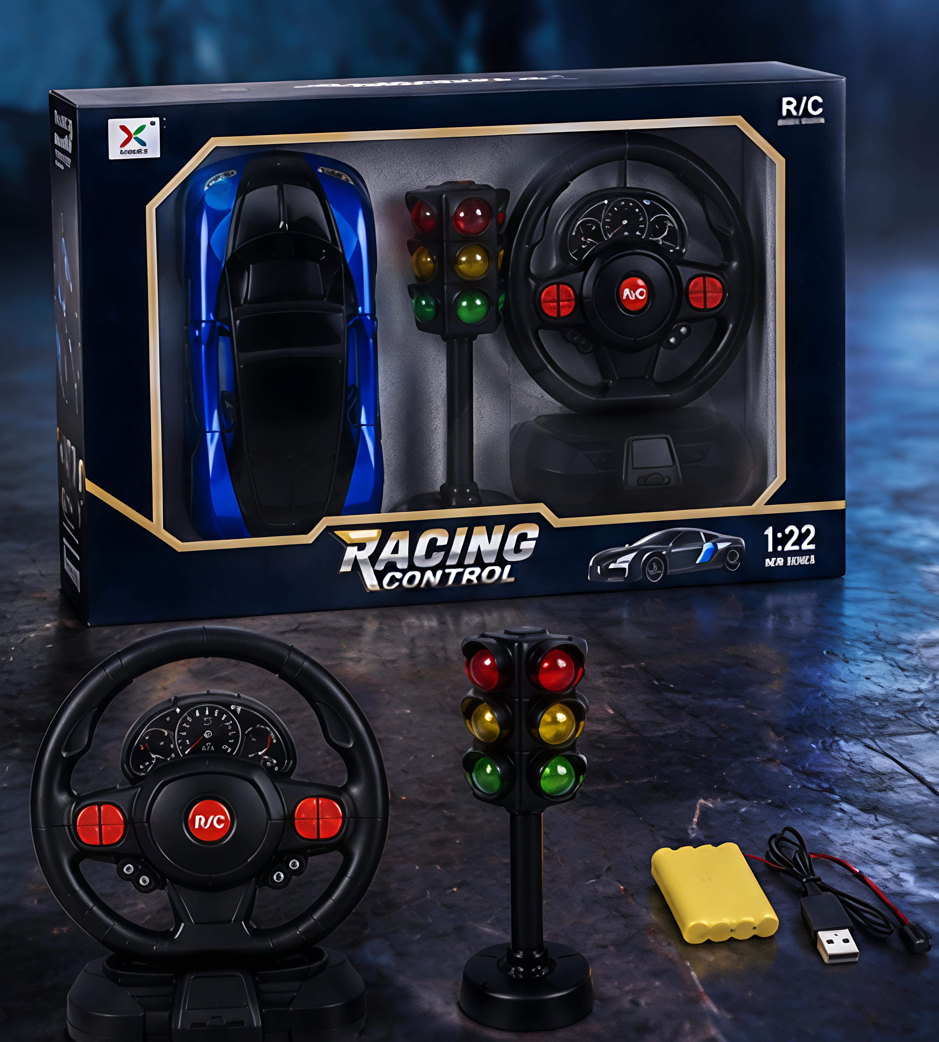 Diecast Sports Car with LED Lights