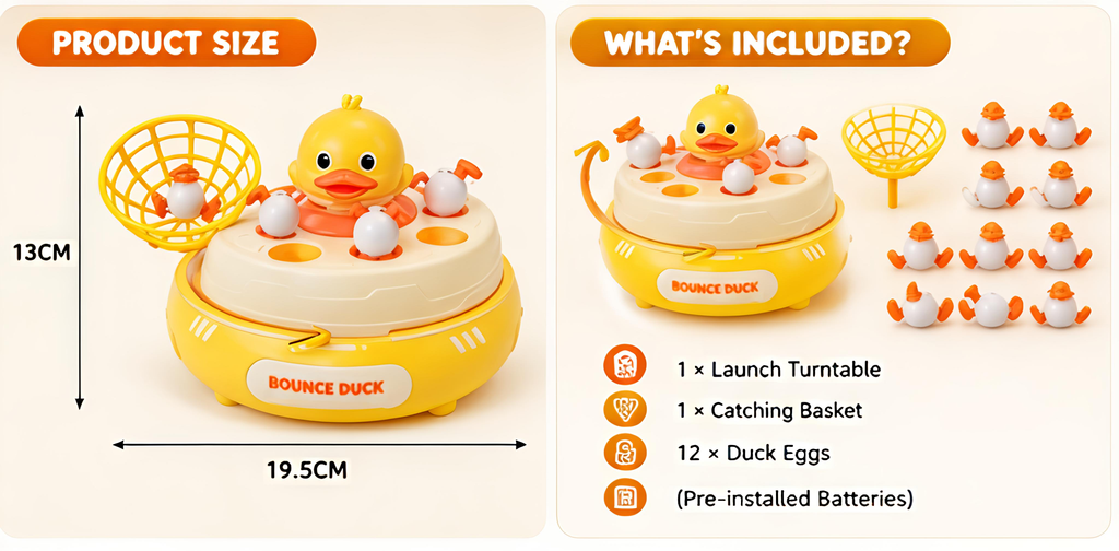 Bounce Duck Launch Turntable Game