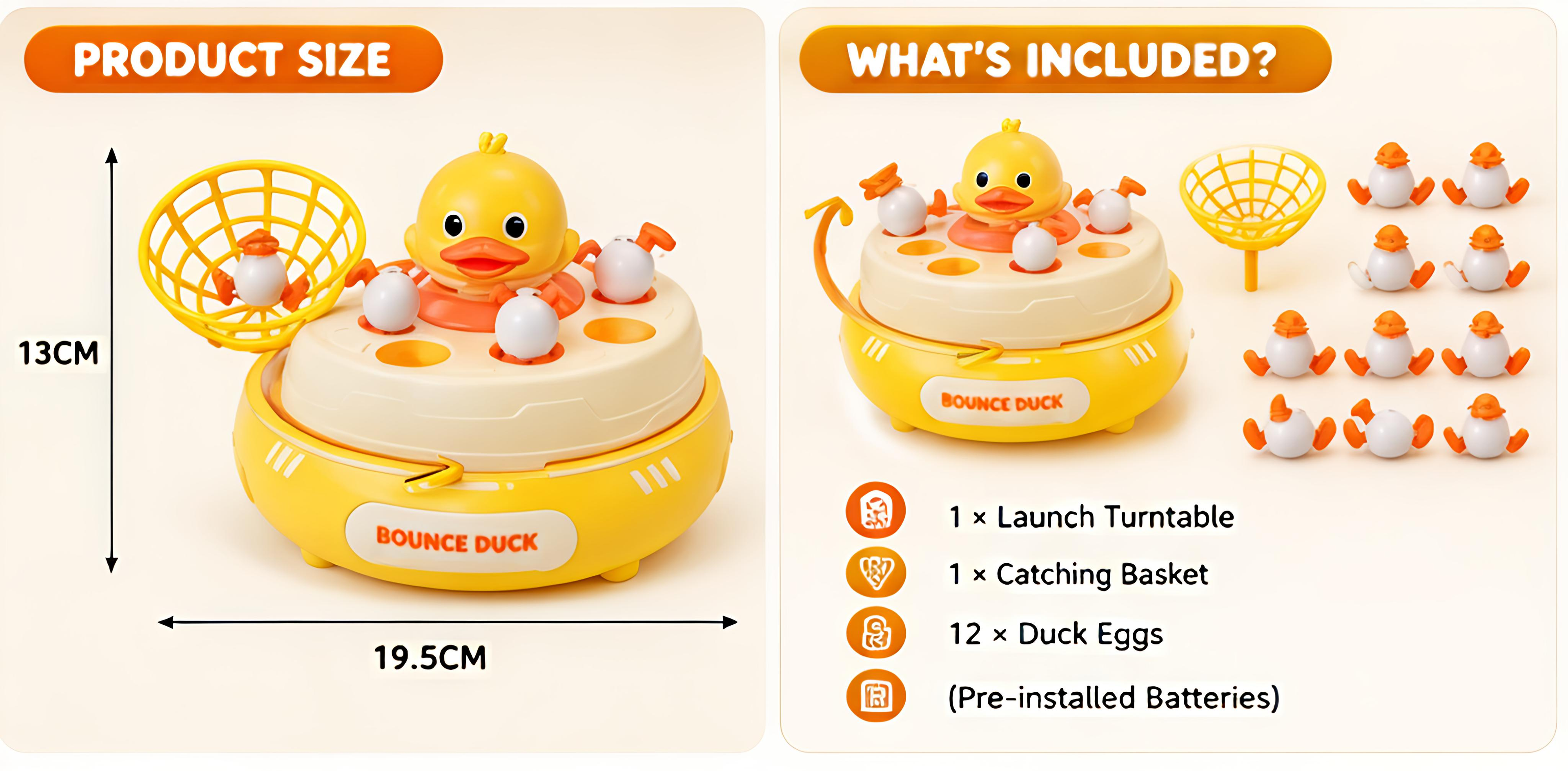 Bounce Duck Launch Turntable Game