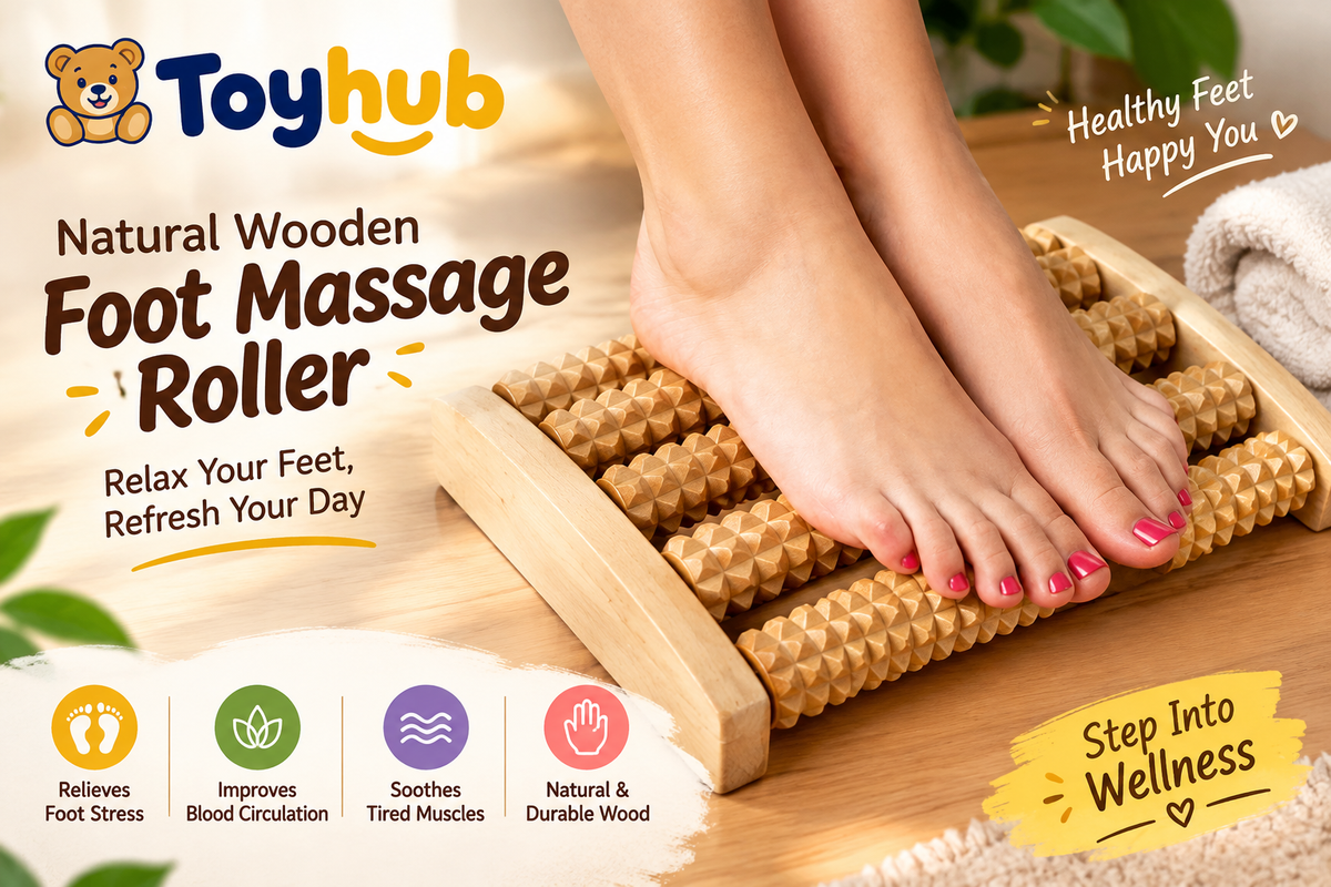 Natural Wooden Foot Massage Roller